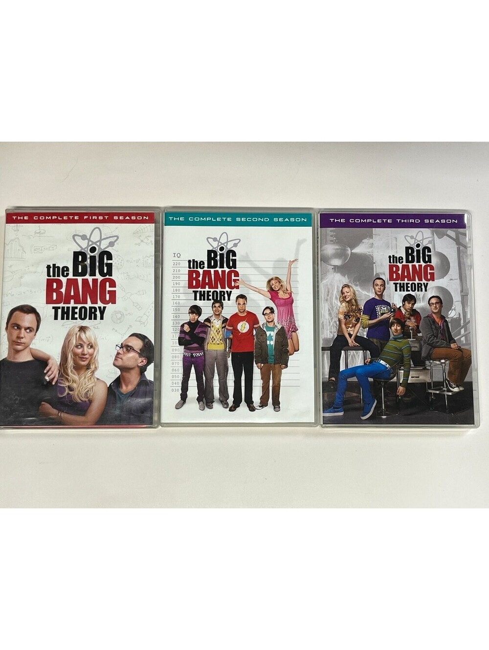 The Big Bang Theory DVD Season One Two and Three DVDs